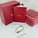 Cartier Love Bracelet White Gold Size 16