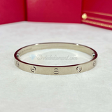 Cartier Love Bracelet White Gold Size 19
