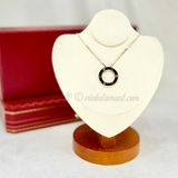Cartier Love Necklace Rose Gold 42 CM 3 Diamond