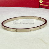 Cartier Love Bracelet White Gold Size 17 SM