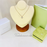 Van Cleef Arpels Sweet Alhambra Necklace Mother Of Pearl Yellow Gold