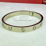 Cartier Love Bracelet White Gold Size 16