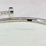 Cartier Juste Un Clou Bracelet SM White Gold Size 17