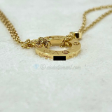 Cartier Love Necklace Yellow Gold Diamond 42 CM