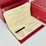 Cartier Love Bracelet White Gold Size 17
