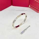 Cartier Love Bracelet White Gold Size 19