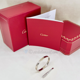 Cartier Love Bracelet White Gold Size 16