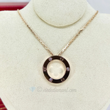 Cartier Love Necklace Rose Gold 42 CM 3 Diamond