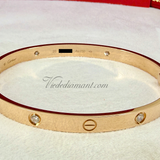 Cartier Love Bracelet Rose Gold Size 20 4 Diamond