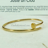 Cartier Juste Un Clou Bracelet SM Yellow Gold Size 17