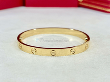 Cartier Love Bracelet Yellow Gold Size 17