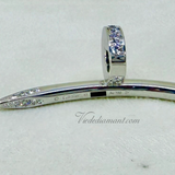Cartier Juste Un Clou Bracelet White Gold Size 17 32 Diamond