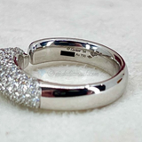 Cartier Panthere Ring SM White Gold Size 54 Pave Diamond
