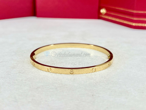 Cartier Love Bracelet Yellow Gold Size 17 SM