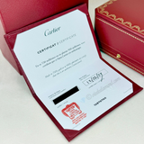 Cartier Love Bracelet Yellow Gold Size 16 SM 6 Diamond