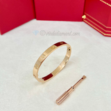 Cartier Love Bracelet Rose Gold Size 16