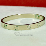Cartier Love Bracelet White Gold Size 16