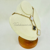 Van Cleef Arpels Magic Alhambra Necklace 6 Motifs Yellow Gold