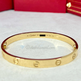 Cartier Love Bracelet Yellow Gold Size 18