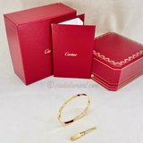 Cartier Love Bracelet Medium Yellow Gold Size 19
