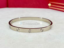 Cartier Love Bracelet White Gold Size 20