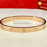 Cartier Love Bracelet Rose Gold Size 17