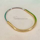 Tiffany & Co Lock Bracelet Yellow White Gold Narrow