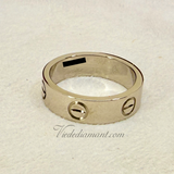 Cartier Love Ring White Gold Size 53