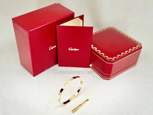 Cartier Love Bracelet Yellow Gold Size 21