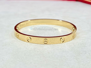 Cartier Love Bracelet Yellow Gold Size 16