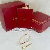 Cartier Love Bracelet Yellow Gold Size 17 SM