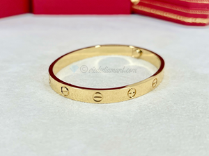 Cartier Love Bracelet Yellow Gold Size 17