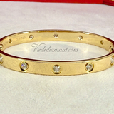 Cartier Love Bracelet Yellow Gold Size 16 10 Diamond