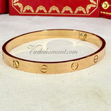 Cartier Love Bracelet Rose Gold Size 19