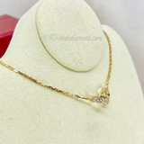 Cartier Love Necklace Yellow Gold Diamond 42 CM
