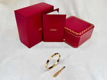 Cartier Love Bracelet Yellow Gold Size 17