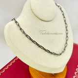 Cartier Santos De Necklace SM White Gold Small 22”