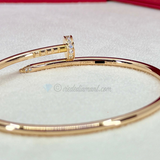 Cartier Juste Un Clou Bracelet SM Rose Gold Size 15 Diamond