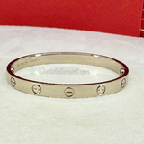 Cartier Love Bracelet White Gold Size 16