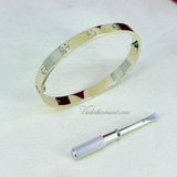 Cartier Love Bracelet White Gold Size 17