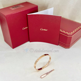 Cartier Love Bracelet Rose Gold Size 17