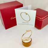 Cartier Juste Un Clou Bracelet SM Yellow Gold Size 17 20 Diamond