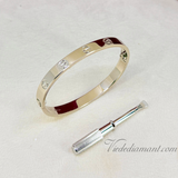 Cartier Love Bracelet White Gold Size 16