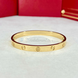 Cartier Love Bracelet Yellow Gold Size 17