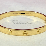 Cartier Love Bracelet Yellow Gold Size 16