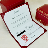Cartier Entincelle De Ring Rose Gold Size 59 Pave Diamond