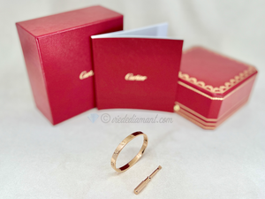 Cartier Love Bracelet Rose Gold Size 16