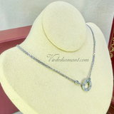 Cartier Love Necklace White Gold Diamond 42 CM