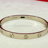 Cartier Love Bracelet White Gold Size 16