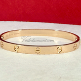 Cartier Love Bracelet Rose Gold Size 18